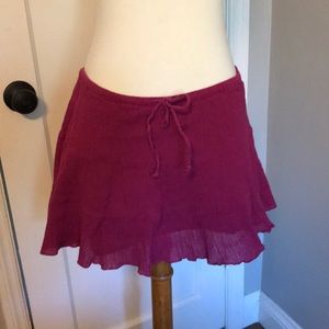 Old Navy Sz S deep pink, mini skirt